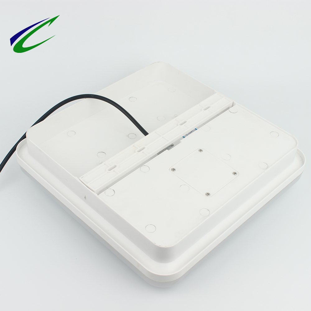 Square ceiling light IP54 for 2D tube normal size