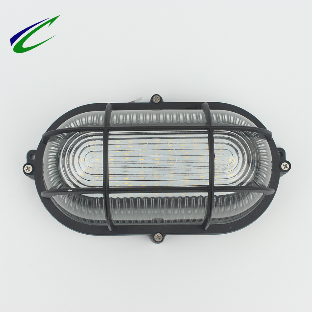 Black LED Bulkhead light Ellipsoid energy saving led outdoor weatherproof lamp