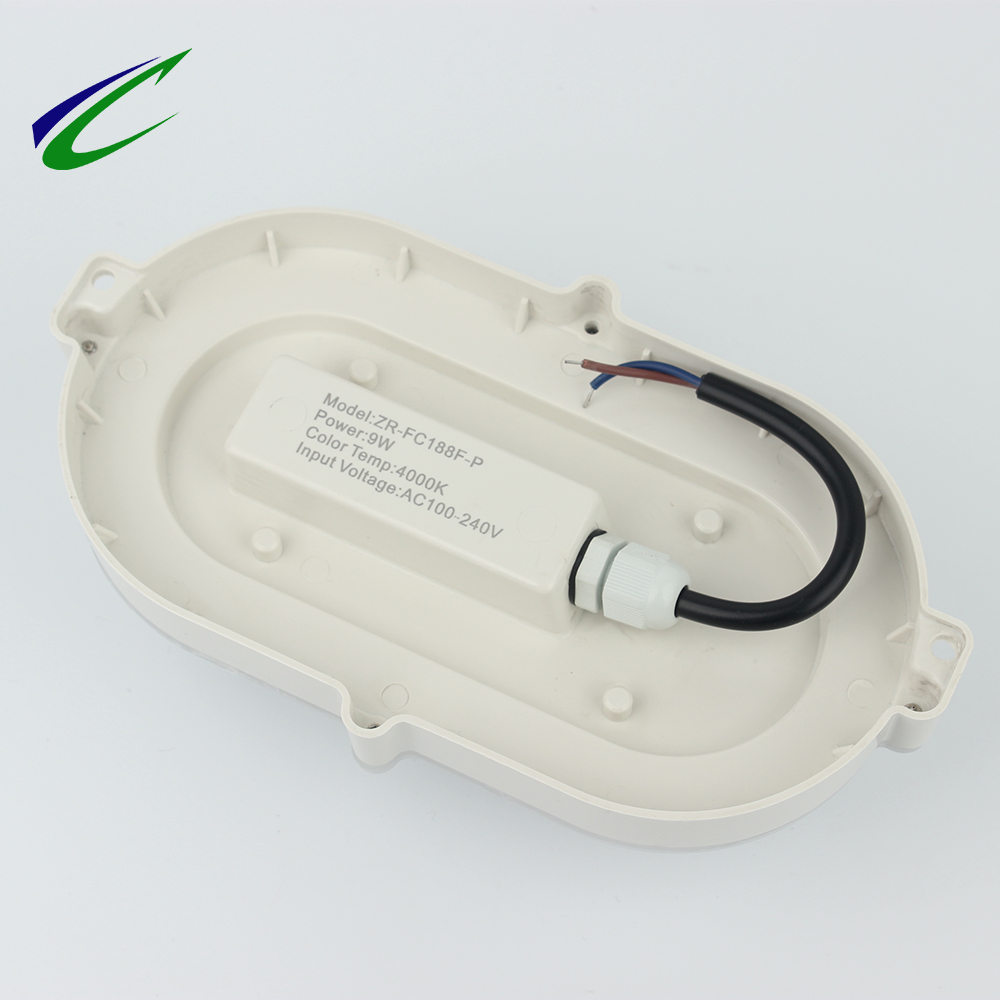 9W White LED Bulkhead light Ellipsoid Good quality led flood light waterproof led light