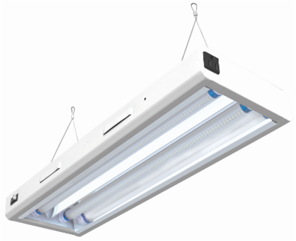 Plant Growth Light 2x15W T5 LED bulbs 2'/2 tube