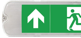 IP65 LED emergency exit sign bulkhead